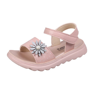 Sandale casual pentru copii cu autocolante și elemente 3D