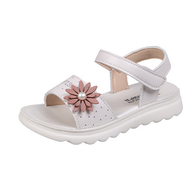 Sandale casual pentru copii cu autocolante și elemente 3D