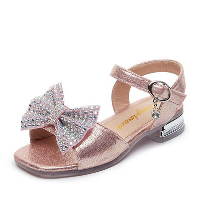 Model nou de sandale pentru copii cu panglica si bretele pentru fete