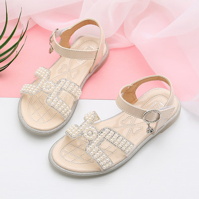 Sandale fete cu decor cu pietre