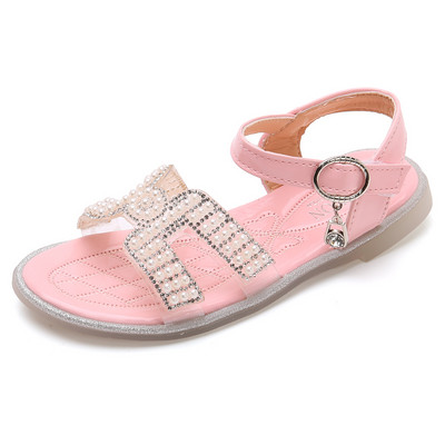 Sandale fete cu decor cu pietre
