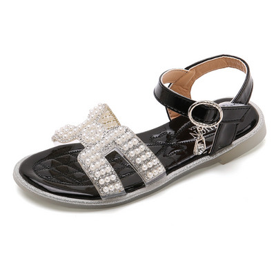 Sandale fete cu decor cu pietre