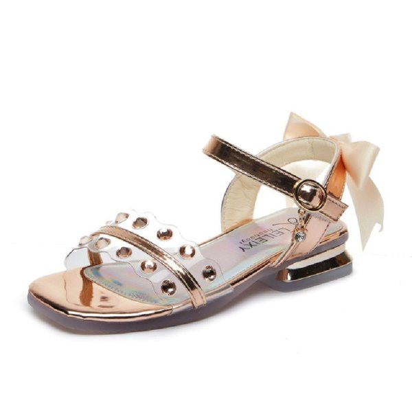 Model nou de sandale pentru copii cu panglica in mai multe culori pentru fete