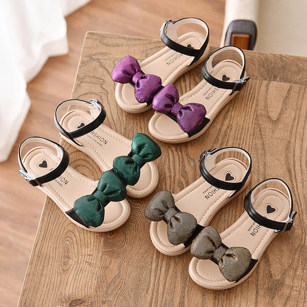 Sandale casual pentru copii cu panglica si autocolante in mai multe culori