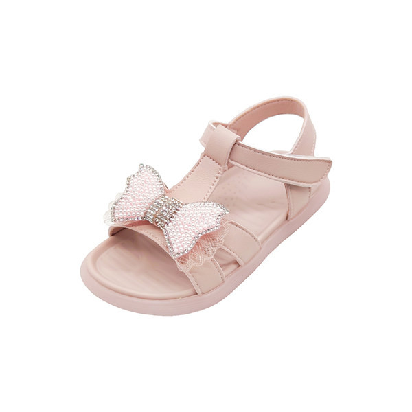 Sandale pentru copii actuale cu panglica si pietre