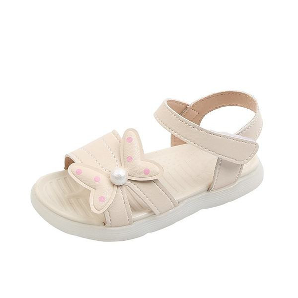 Sandale pentru copii din piele ecologica cu element 3D si adezivi