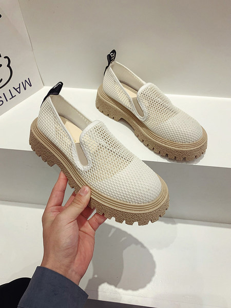 Pantofi casual de dama cu talpa aspra si plasa