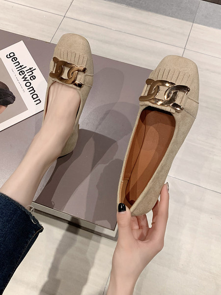 Pantofi casual dama cu element metalic