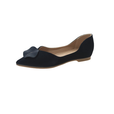 Pantofi casual dama cu talpa plate model ascutit