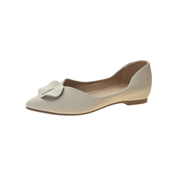 Pantofi casual dama cu talpa plate model ascutit