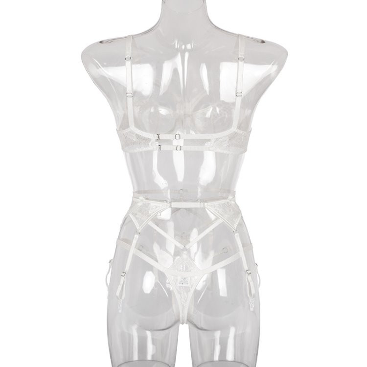 Elegantan intimni čipkasti ženski set od tangica i grudnjaka