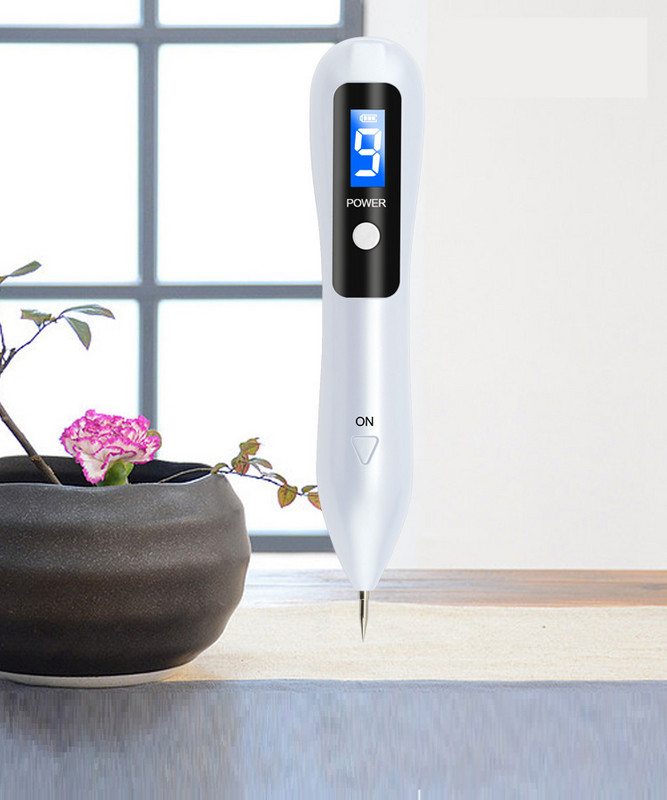 Lazerinis kosmetinis rašiklis, skirtas pašalinti dėmes, strazdanas ir kitus odos nelygumus