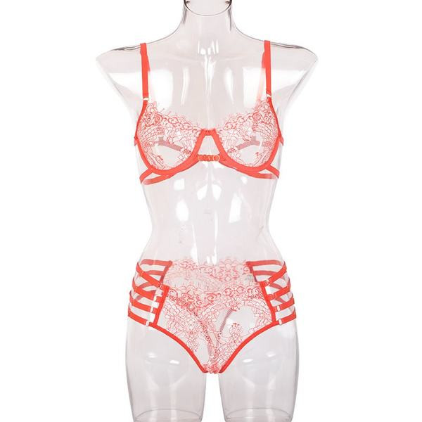 Set intim, elegant, din două piese, cu dantelă