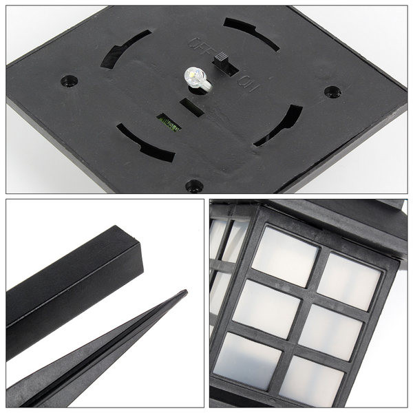 Neperšlampama lauko dekoratyvinė lempa sodui