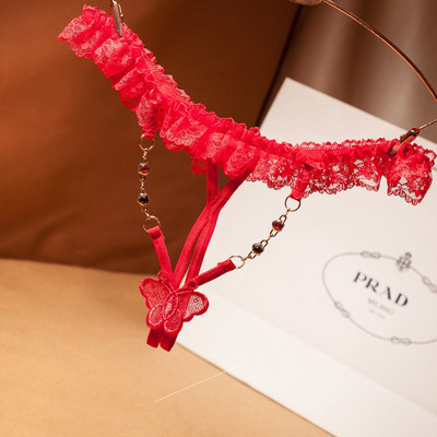 Aktuālās sieviešu mežģīņu siksnas ar metāla elementu