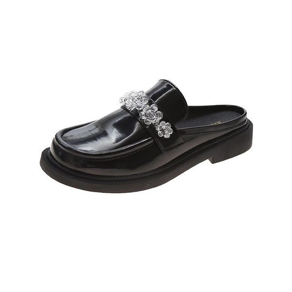 Pantofi casual dama din piele ecologica pietre decorative