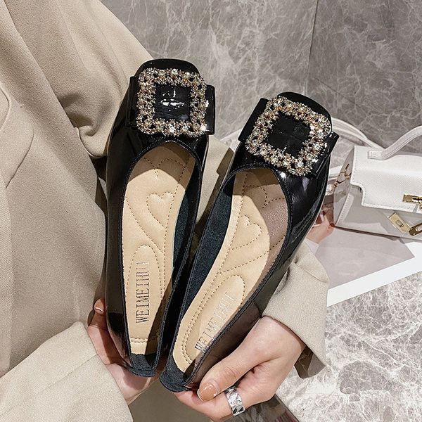 Pantofi casual dama din piele cu decor metalic - trei culori