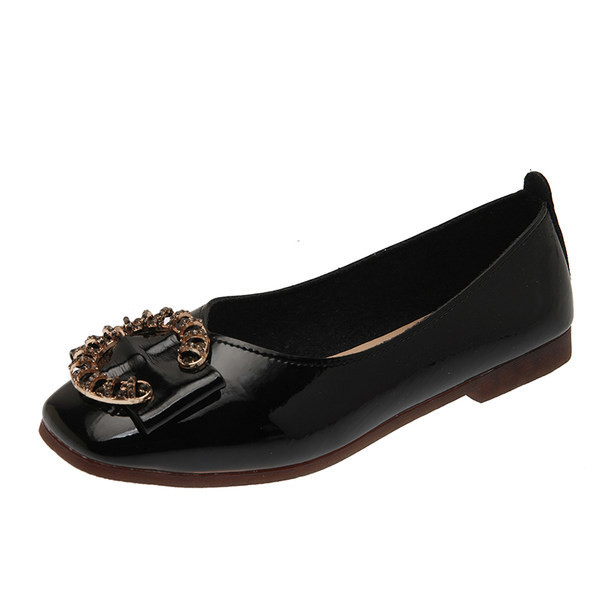 Pantofi dama casual cu decor metalic in trei culori