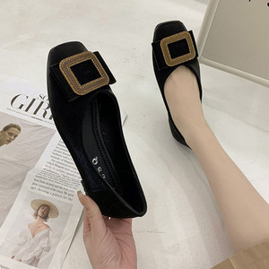 Pantofi casual de dama moderni cu catarama