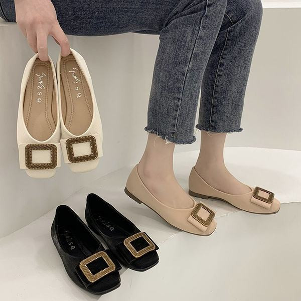 Pantofi casual de dama moderni cu catarama