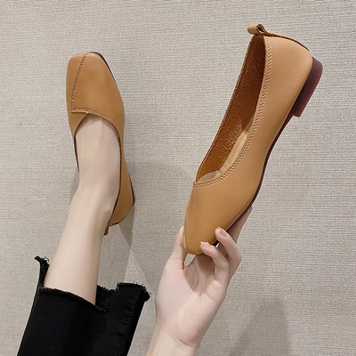 Casual γυναικεία έκο δερμάτινα παπούτσια κλασικό μοντέλο