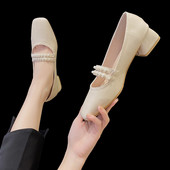 Γυναικεία έκο δερμάτινα παπούτσια casual με πέρλες σε δύο χρώματα