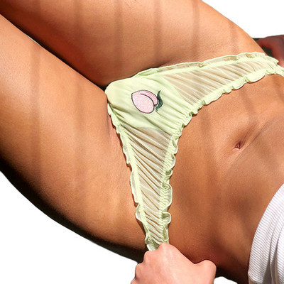 Дамски модерни бикини изчистен модел с бродерия