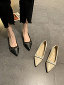 Pantofi dama cu talpa plate - model ascutit