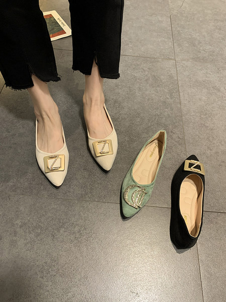 Pantofi casual dama din piele intoarsa eco - doua modele