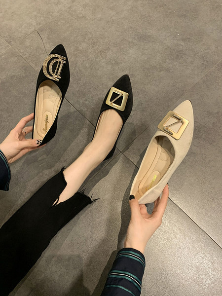 Pantofi casual dama din piele intoarsa eco - doua modele