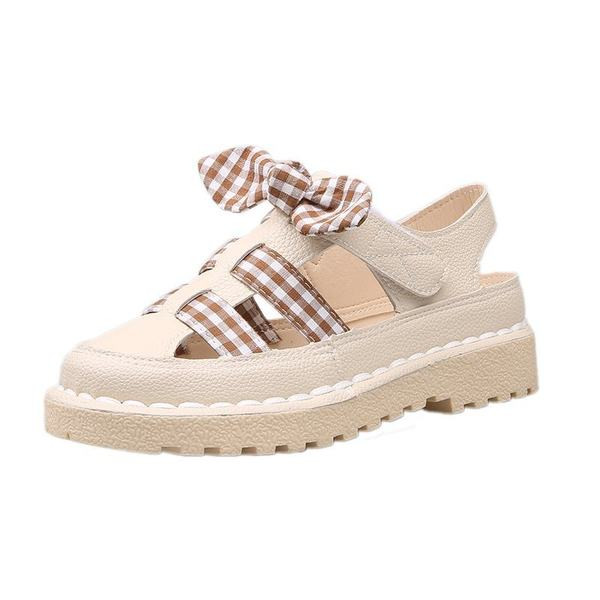 Model nou de pantofi dama cu panglica in carouri