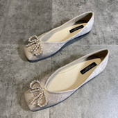 Moteriški laisvalaikio batai su perlais – trijų spalvų