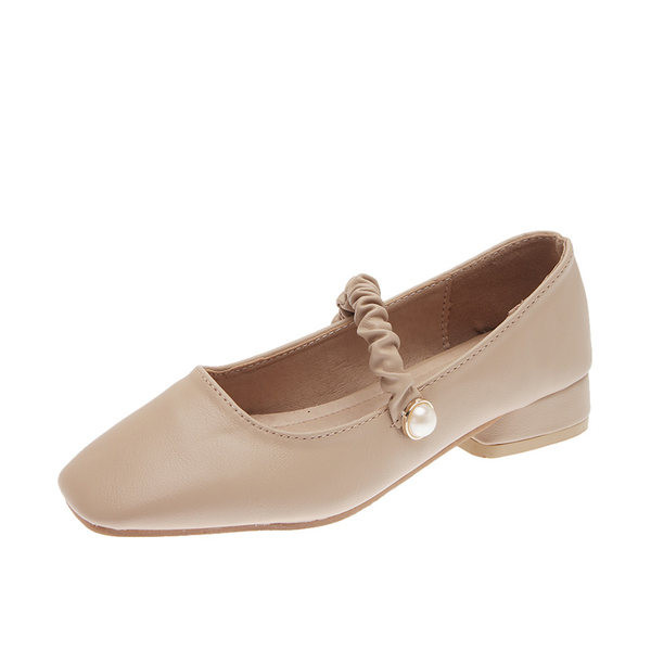 Ženske ležerne kožne cipele - običan model