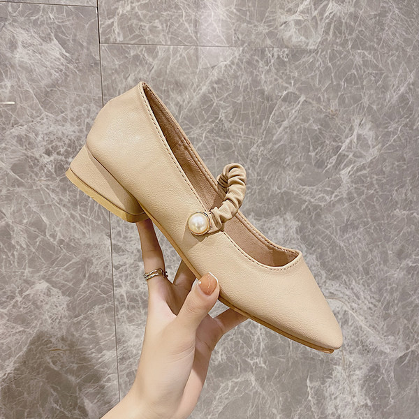 Ženske ležerne kožne cipele - običan model