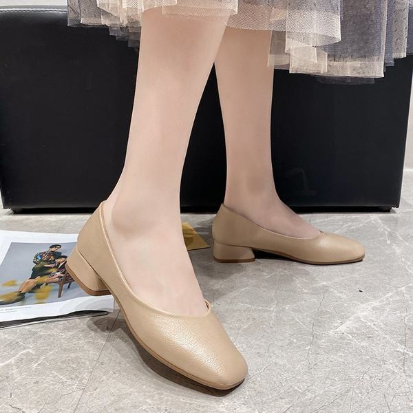 Pantofi dama din piele ecologica - model curat