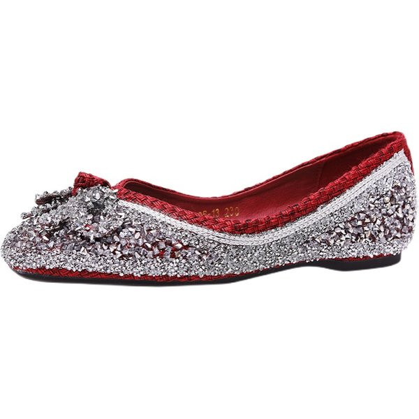 Pantofi casual dama cu panglica si talpa plata