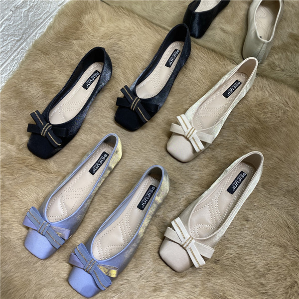 Pantofi casual dama cu panglica - in mai multe culori