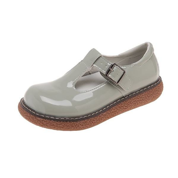 Pantofi de dama din piele cu catarama