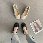 Ženske casual lakirane cipele s biserima