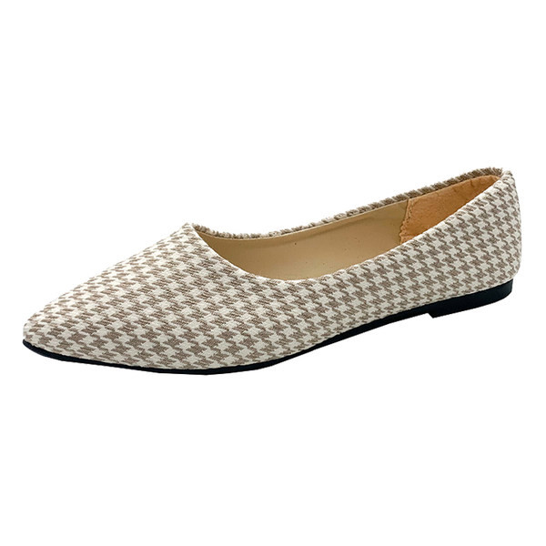Pantofi textile casual model ascutit
