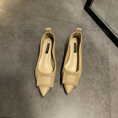 Γυναικεία έκο δερμάτινα παπούτσια για καθημερινή χρήση με επίπεδη σόλα