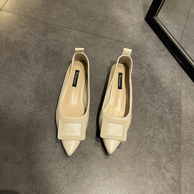 Γυναικεία έκο δερμάτινα παπούτσια για καθημερινή χρήση με επίπεδη σόλα