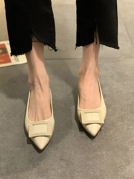 Γυναικεία έκο δερμάτινα παπούτσια για καθημερινή χρήση με επίπεδη σόλα