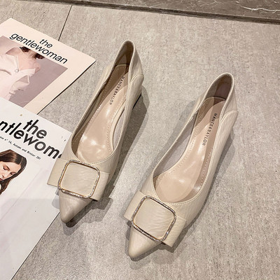 Pantofi casual din piele ecologica cu pietre decorative