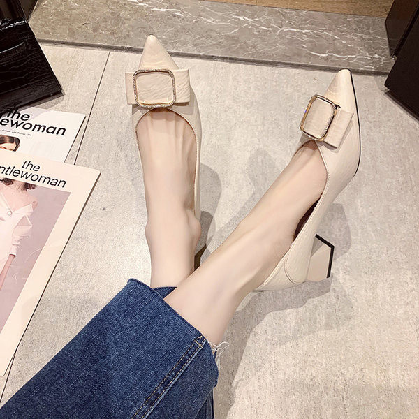 Pantofi casual din piele ecologica cu pietre decorative