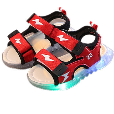 Sandale luminoase pentru copii pentru fete și băieți - mai multe modele