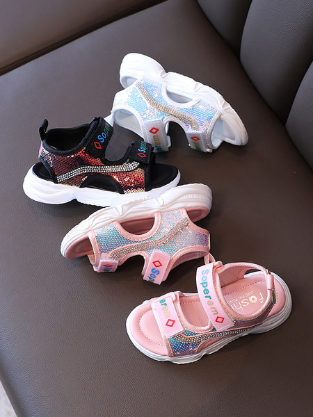 Model nou de sandale pentru copii cu paiete pentru fete