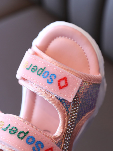 Model nou de sandale pentru copii cu paiete pentru fete