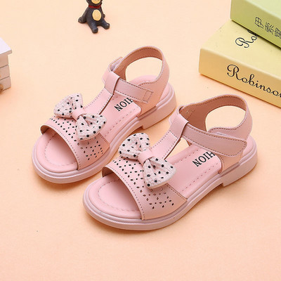 Sandale za djevojčice od umjetne kože s čičkom