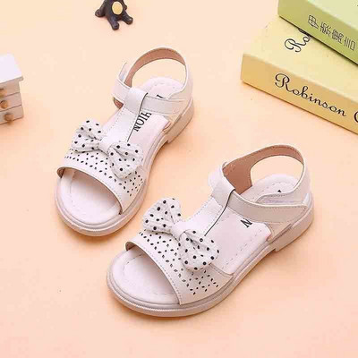 Sandale za djevojčice od umjetne kože s čičkom